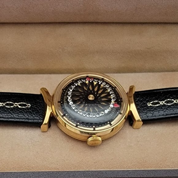 Ernest Borel Kaleidoscope Vintage Cocktail Ladies Watch - Picture 1 of 10